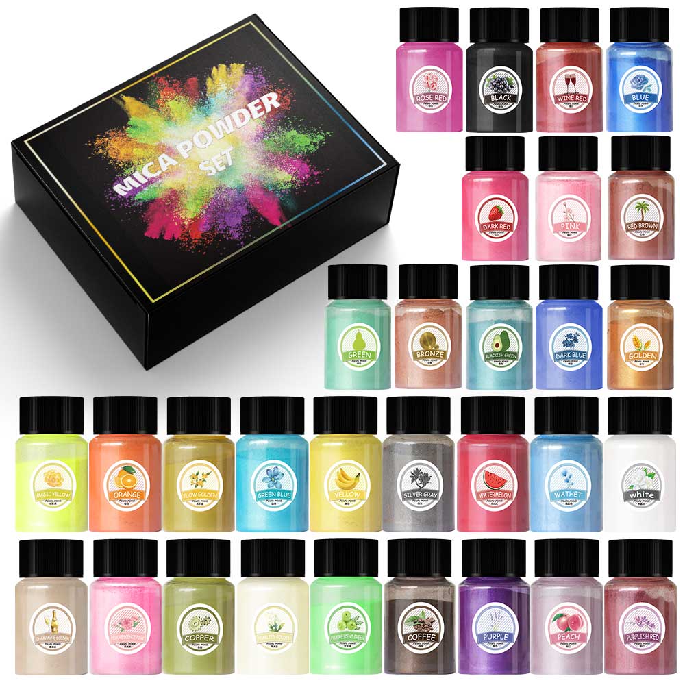 Pearl Powder Resin - エポキシ樹脂充填剤,天然真珠の充填,10ml,ドレンクリエーション,室内装飾用