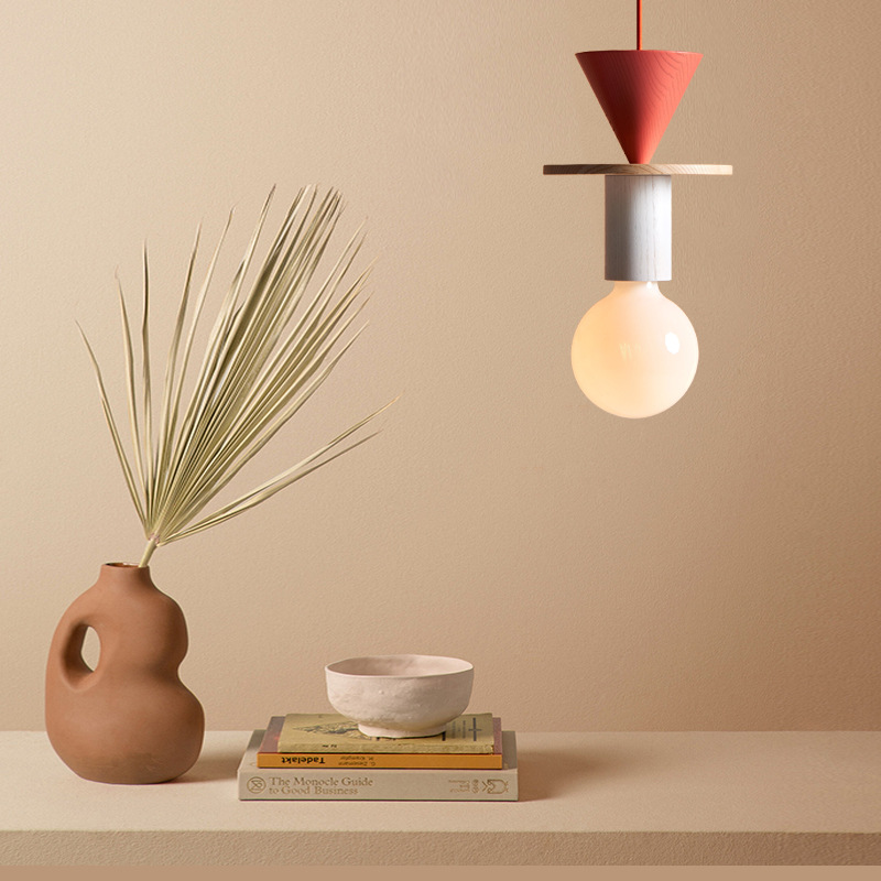 Resin Art Kitchen - JUNIT ダイアペンダントランプモダンウッド LED ペンダントライト小型吊り下げランプリビングルームキッチンデコデザイナーライト