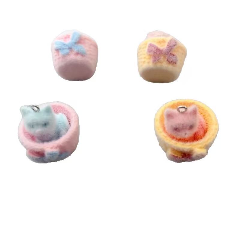 4個入り3Dぬいぐるみ樹脂製猫ペンダント、DIYジュエリー製 - Resin Art Essentials のレビューと価格