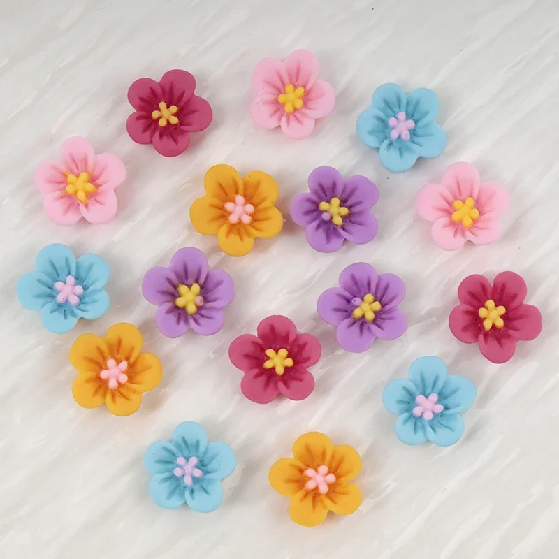 50 個ミニフラワーネイルアート樹脂パッチアクセサリー DI - Resin Art Earrings Material のレビューと価格