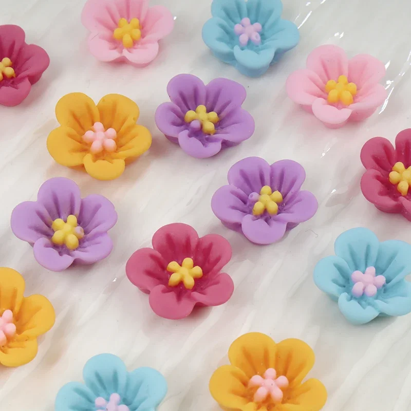 50 個ミニフラワーネイルアート樹脂パッチアクセサリー DI - Resin Art Earrings Material のレビューと価格