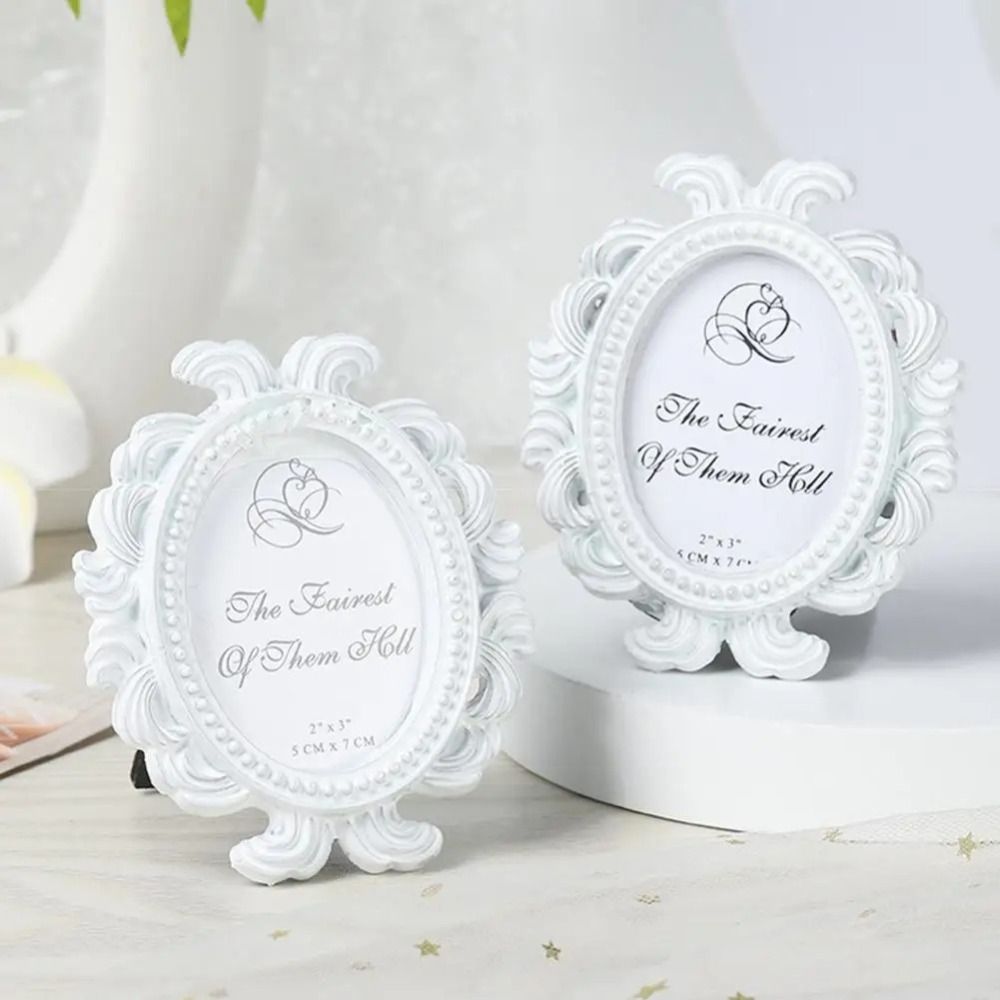 絶妙な樹脂素材のオーバルフォトフレームヴィンテージオーバルバ - Resin Art Photo Frame のレビューと価格
