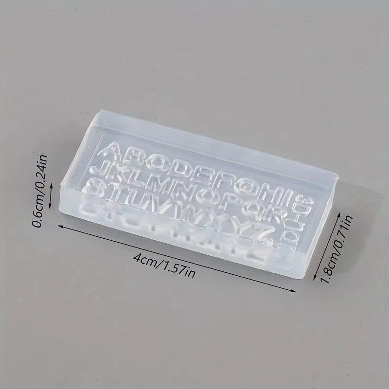 3Dレターネイルアートシリコンモールド ミニレターネイルモー - Resin Art Zone のレビューと価格