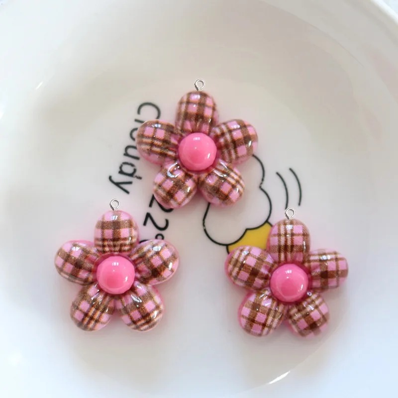 10 個甘い花平面樹脂ペンダントジュエリー所見用アクセサリー - Resin Art Earrings Material のレビューと価格