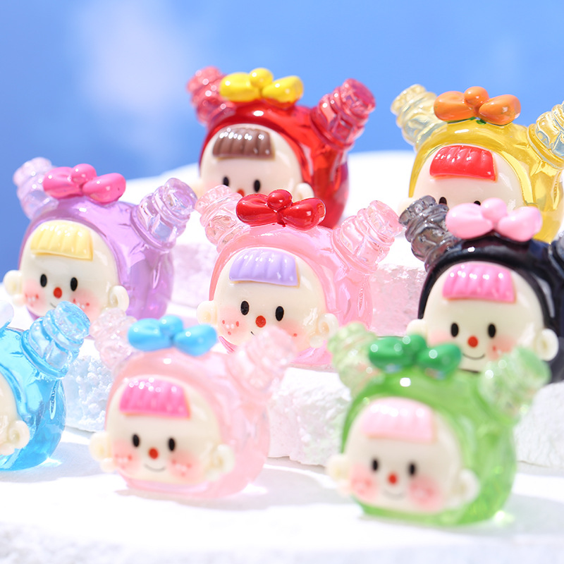 透明な人形の頭,樹脂,DIYの装飾,スクラップブッキングのア - Resin Art Earrings Material のレビューと価格