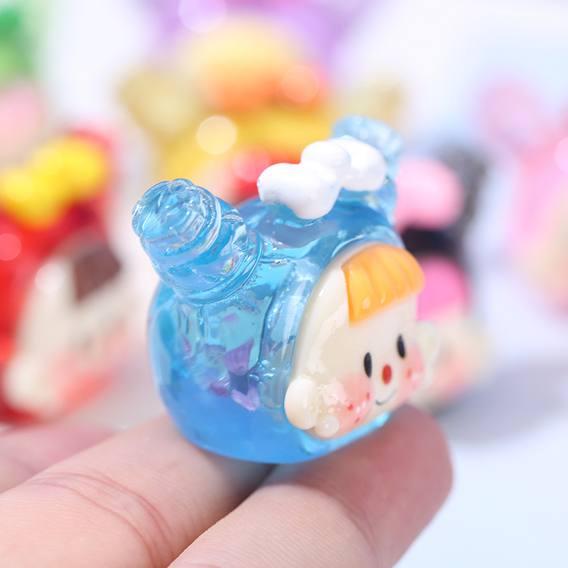 透明な人形の頭,樹脂,DIYの装飾,スクラップブッキングのア - Resin Art Earrings Material のレビューと価格