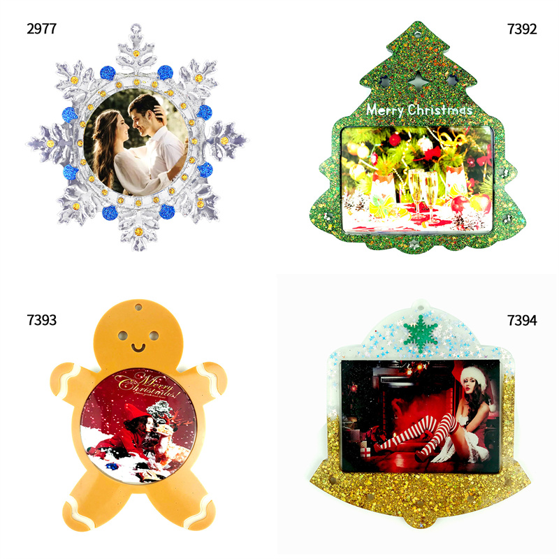 クリスマスの写真のフレーム,エポキシ樹脂,ガラス型,鋳鉄金型 - Resin Art Photo Frame のレビューと価格
