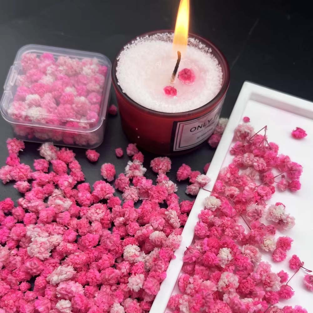 1箱フラワーミックス、工芸品、キャンドル作り、押し花、ピンク - Resin Art Earrings Design のレビューと価格