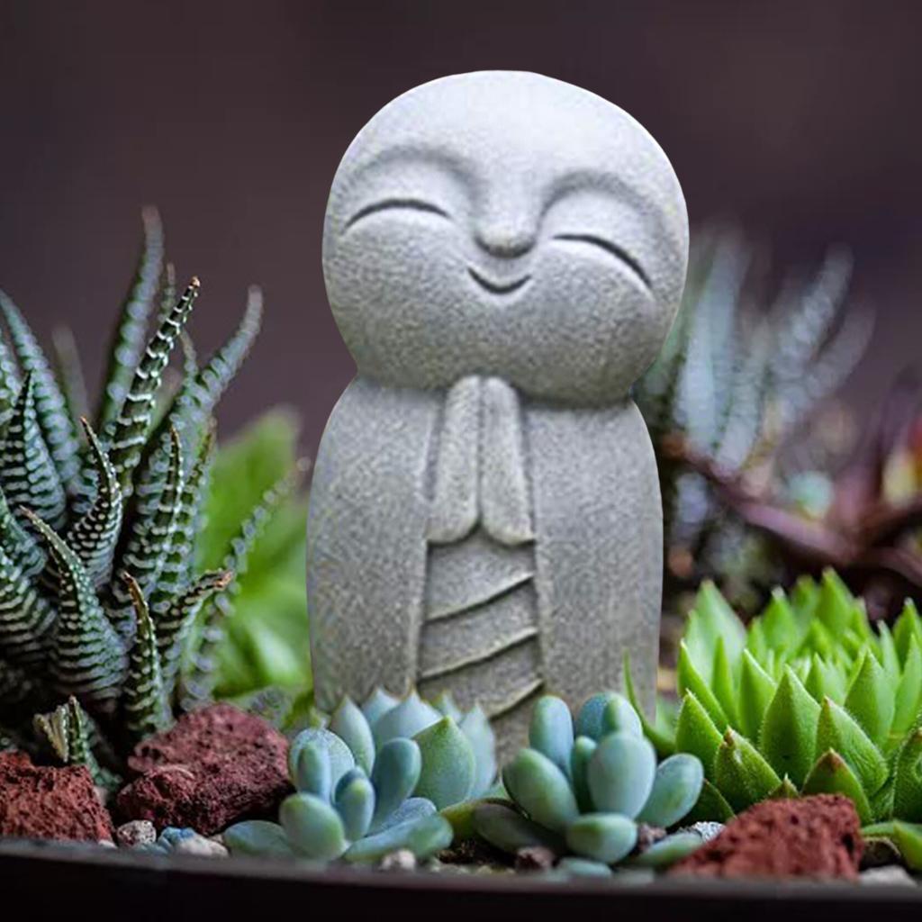 ジゾ僧侶の祈りの像、樹脂製の赤ちゃんのための記念仏像、アール - Resin Art Baby Memories のレビューと価格