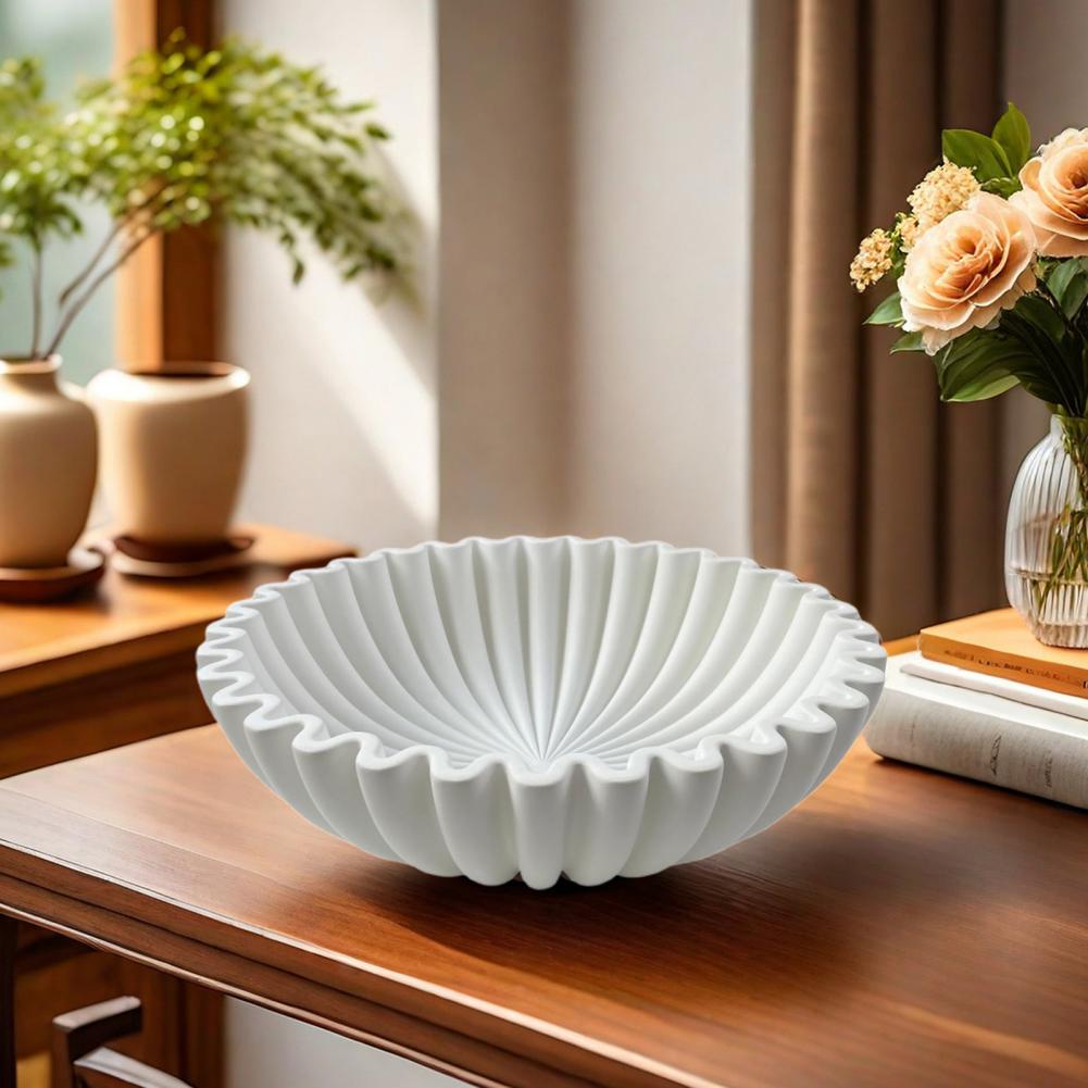 15/25 センチメートル樹脂ボウル装飾黒フリル溝付きボウル - Resin Art Coffee Table のレビューと価格