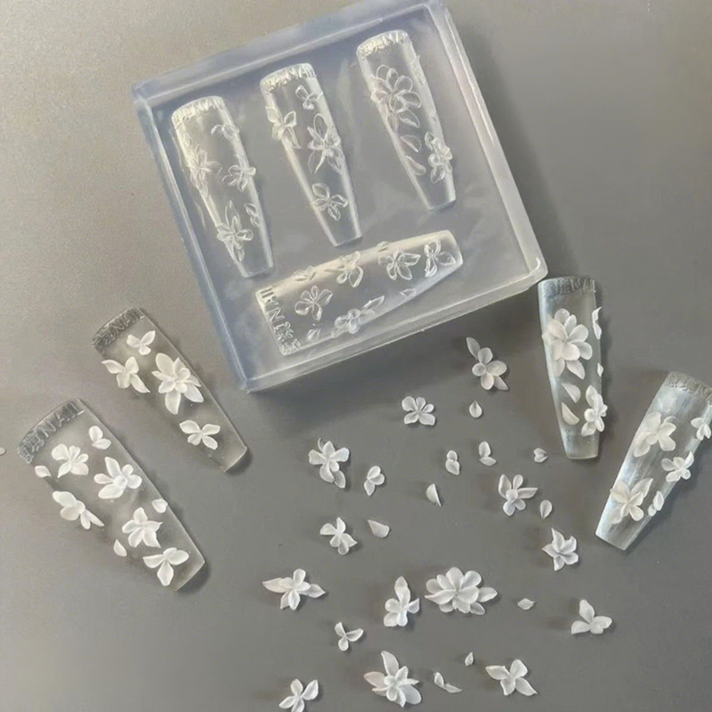 Z. 3D 花ネイルモールド DIY シリコーンネイルツール - Resin Art Zone のレビューと価格