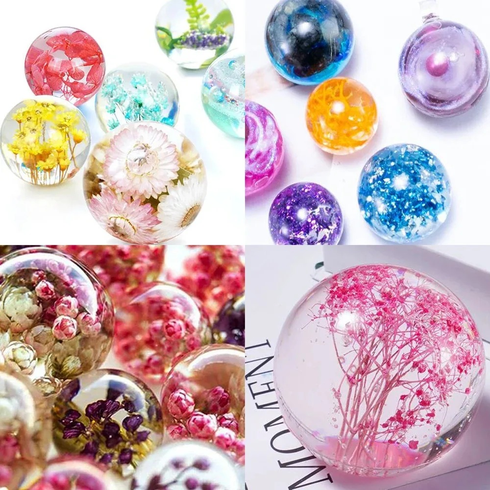 20-100mm球形シリコンモールド3D惑星型エポキシ樹脂D - Resin Art Kit With Molds のレビューと価格