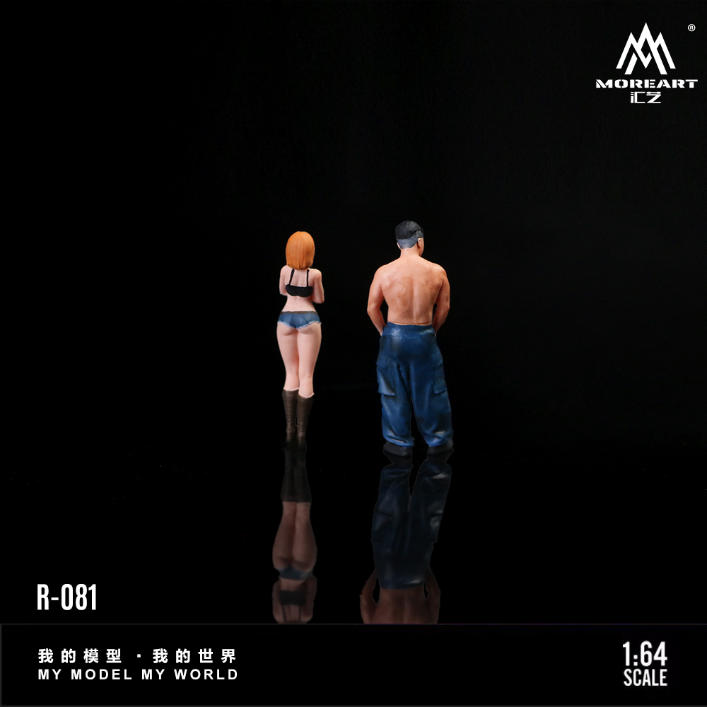 More Art 1:64 フィットネス男性と女性の樹脂製人 - Resin Art Set のレビューと価格