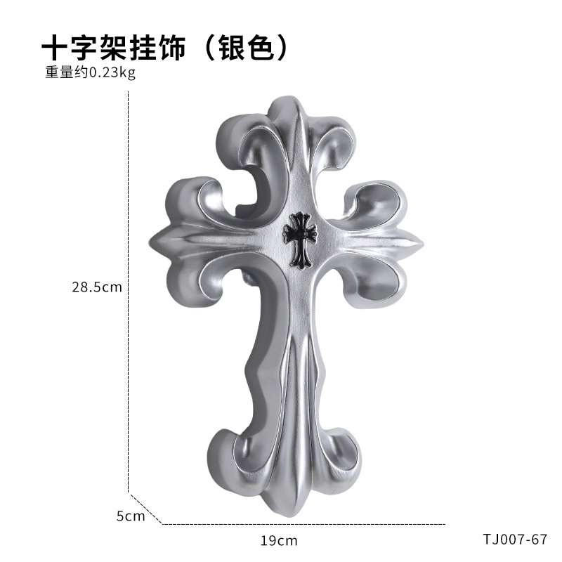 レトロクロス壁飾りゴシックスタイル樹脂製十字架装飾品ヴィンテ - Resin Art On Wall のレビューと価格