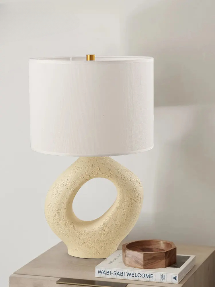 デザイナー侘び寂びモダン樹脂テーブルランプ LED E27  - Resin Art Coffee Table のレビューと価格