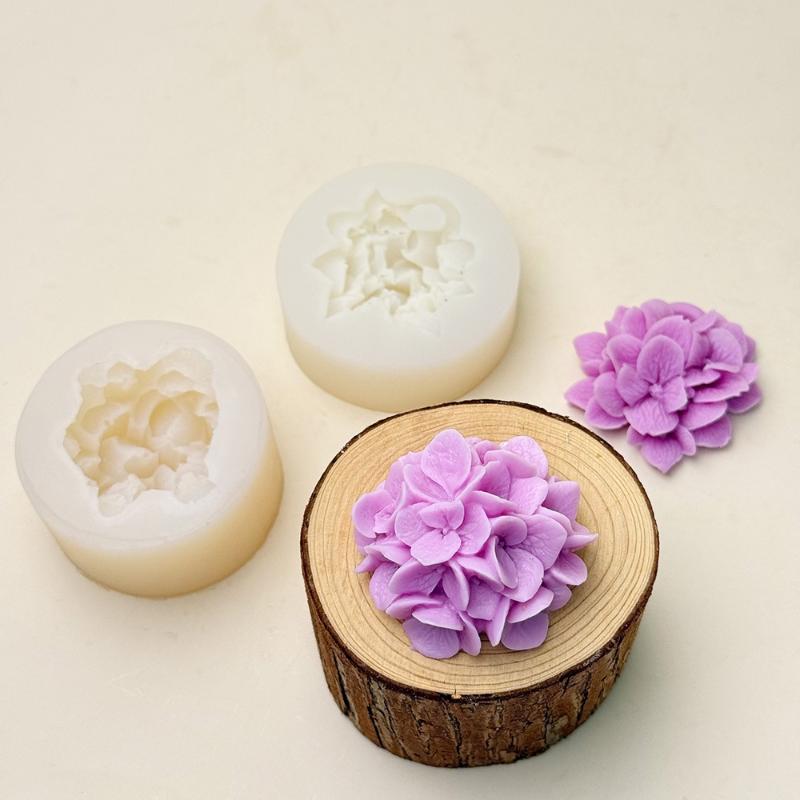 ● アジサイの花シリコンモールド DIY アロマセラピーキャ - Resin Art Kitchen のレビューと価格