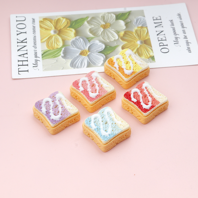 30/300個入り ミニトーストビスケット ミニチュア レジ - Resin Art Earrings Material のレビューと価格