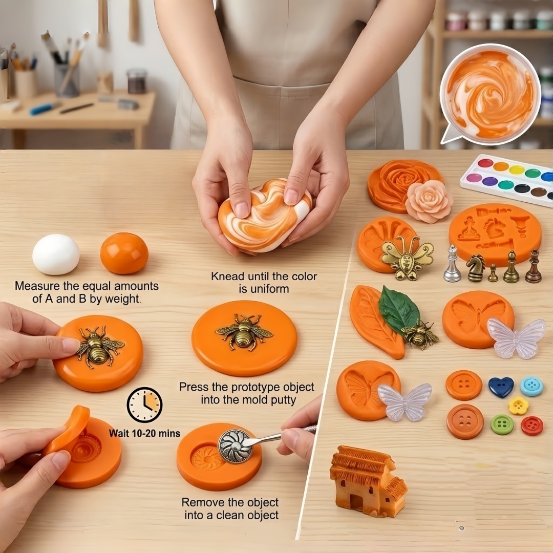 シリコンパテ DIY クラフトセット 柔軟で長持ちする樹脂ア - Resin Art Set のレビューと価格