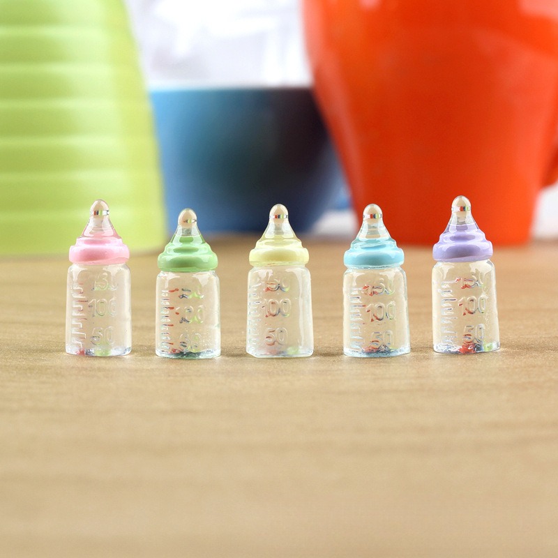 Wffnkc-漫画のシミュレーションボトル、樹脂素材、チャー - Resin Art Earrings Material のレビューと価格