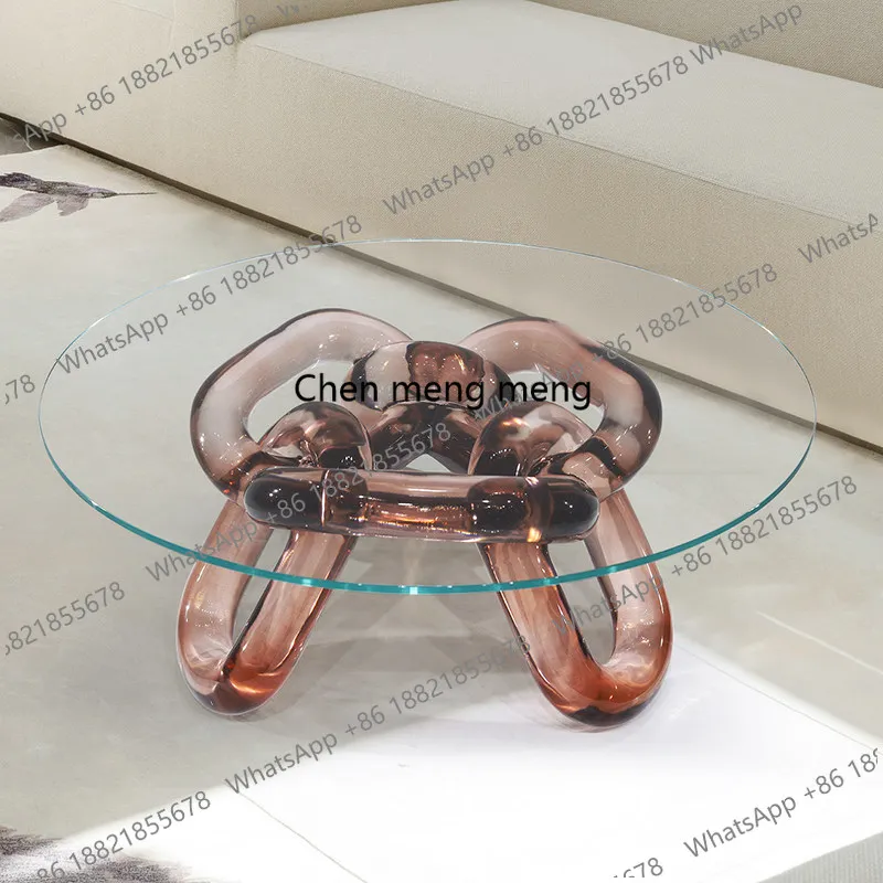 割引価格の軽量高級ミニマリストコーヒーテーブル、デザイナーに - Resin Art Coffee Table のレビューと価格