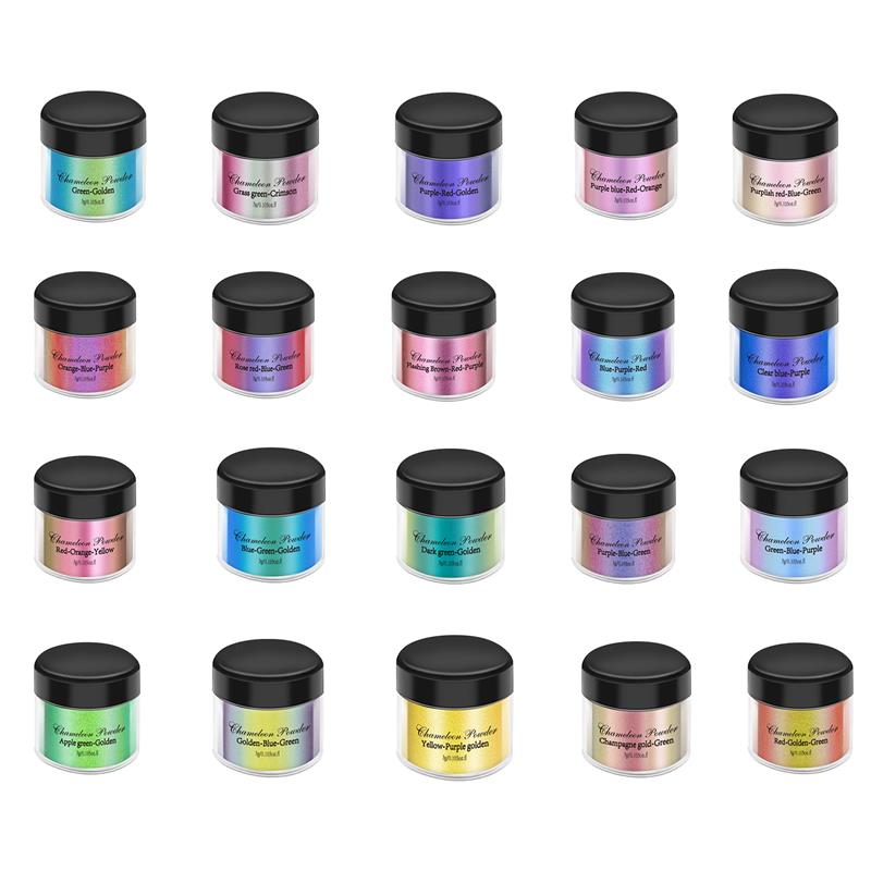 魔法の色あせた真珠のパウダー,カメレオン,レジン,エポキシ, - Pearl Powder Resin のレビューと価格