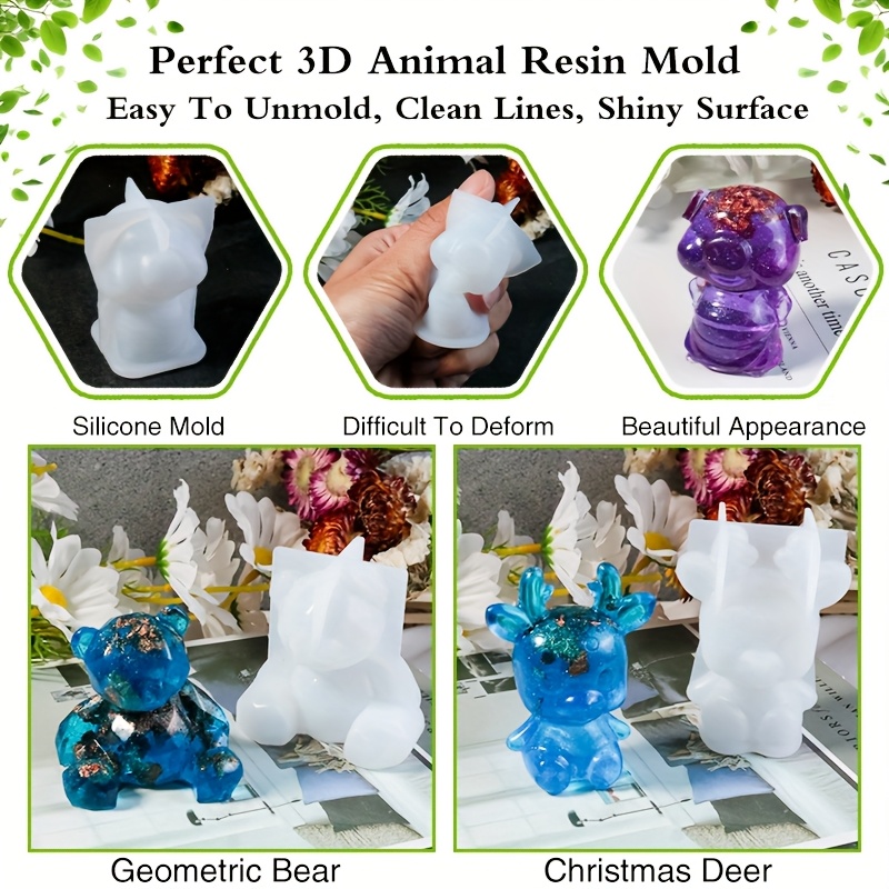 19個入りレジン製モールドセット、レジン製作、デスクトップオ - Resin Art Kit With Molds のレビューと価格