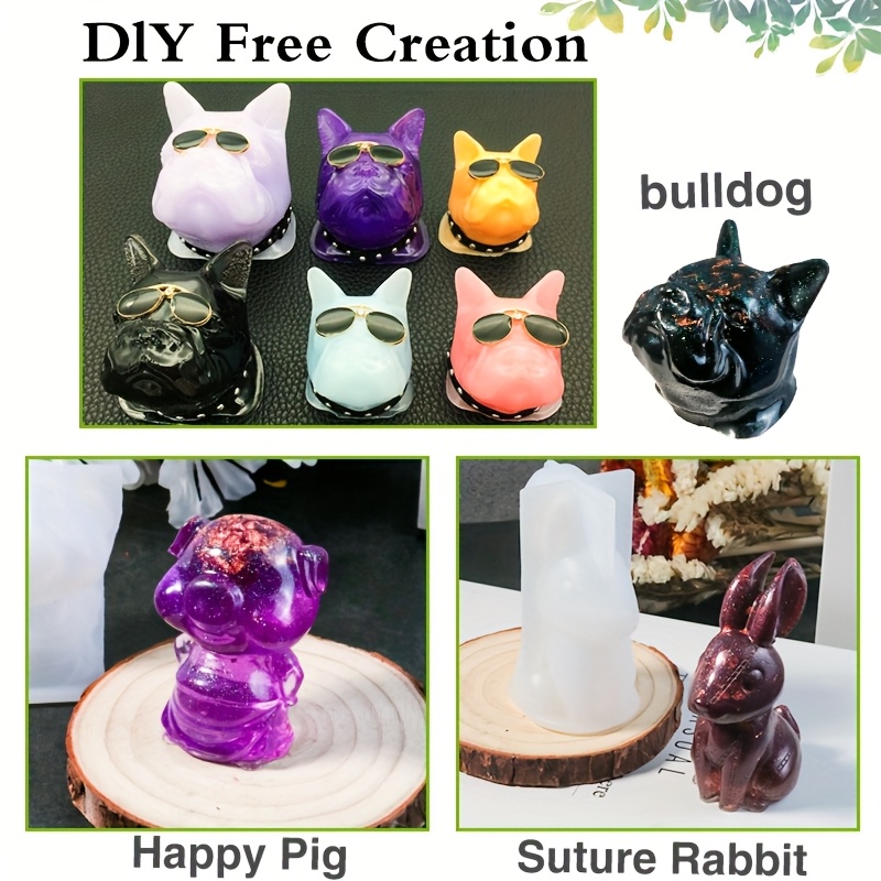 19個入りレジン製モールドセット、レジン製作、デスクトップオ - Resin Art Kit With Molds のレビューと価格
