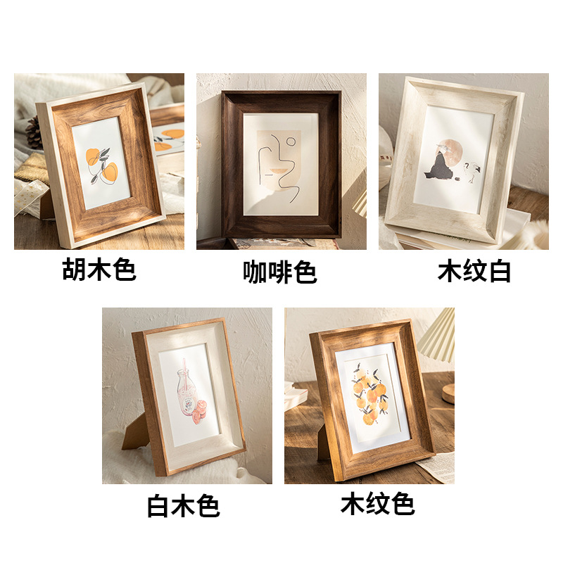 ミニマリストスクエアフォトフレーム多用途ディスプレイアルバム - Resin Art Photo Frame のレビューと価格