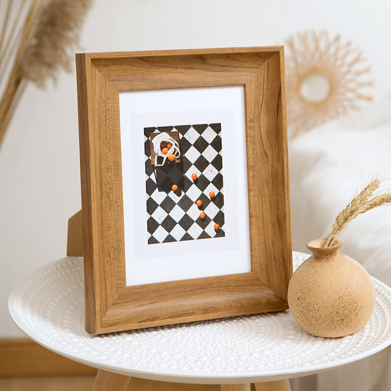 ミニマリストスクエアフォトフレーム多用途ディスプレイアルバム - Resin Art Photo Frame のレビューと価格