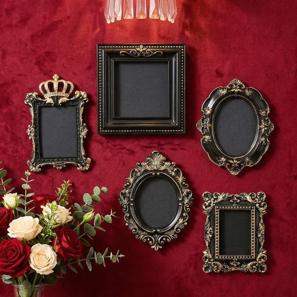 吊り下げ式ミニフォトフレーム 樹脂製壁掛け DIY ヴィンテ - Resin Art Photo Frame のレビューと価格