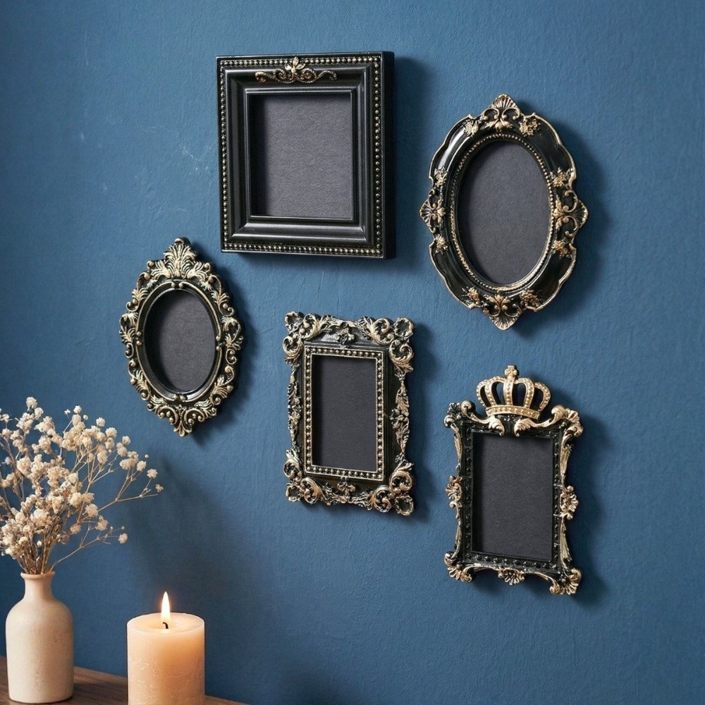 吊り下げ式ミニフォトフレーム 樹脂製壁掛け DIY ヴィンテ - Resin Art Photo Frame のレビューと価格