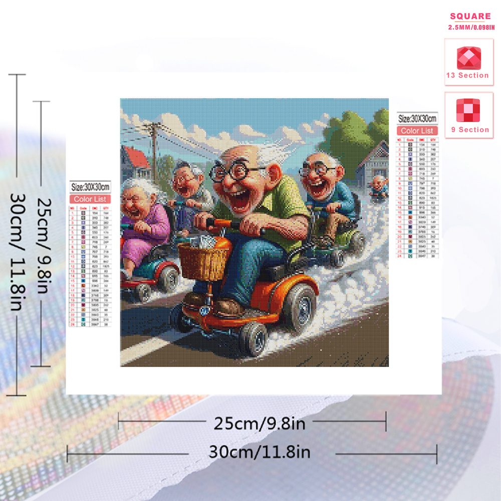 Momoart 5D DIY ダイヤモンドモザイク老人カップ - Resin Art On Wall のレビューと価格
