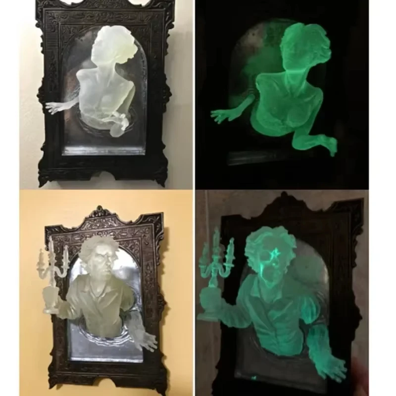 ゴシックデビルハンドウォールデコレーション、光るゴーストミラ - Resin Art On Wall のレビューと価格
