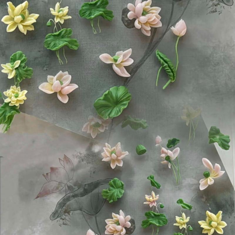 Z. 花シリーズ3D曲線ネイルモールド スズラン 蓮の花 D - Resin Art Zone のレビューと価格