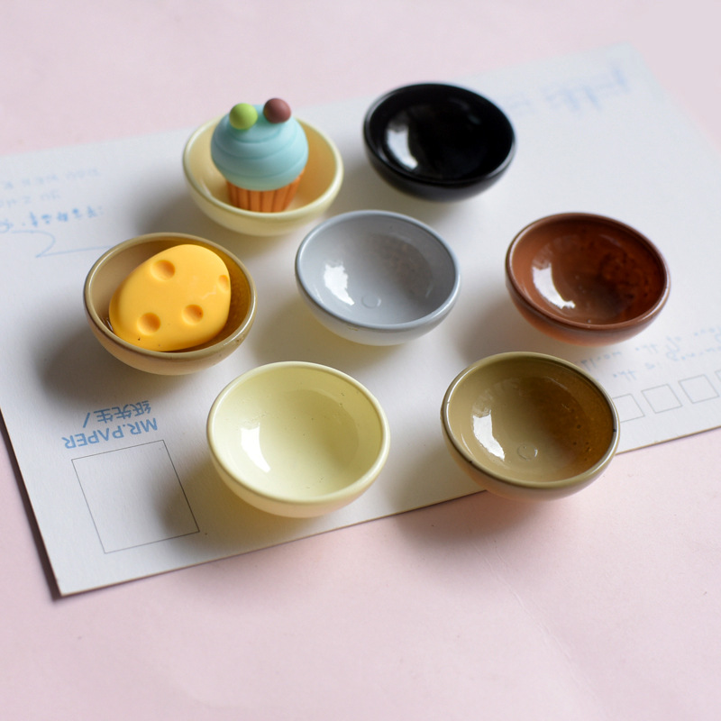 子供のためのミニチュア樹脂ボウルモデル、カラーミキシングカッ - Resin Art Kitchen のレビューと価格