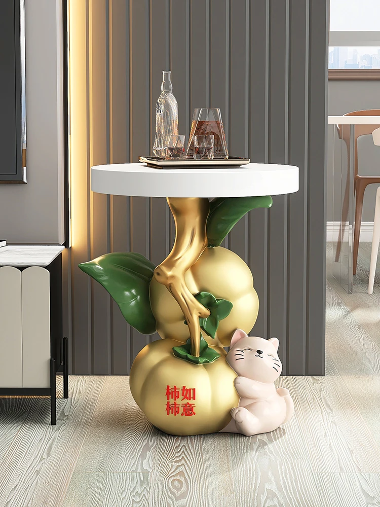 クリエイティブ像サイドテーブル家の装飾リビングルーム大きな祝 - Resin Art Coffee Table のレビューと価格