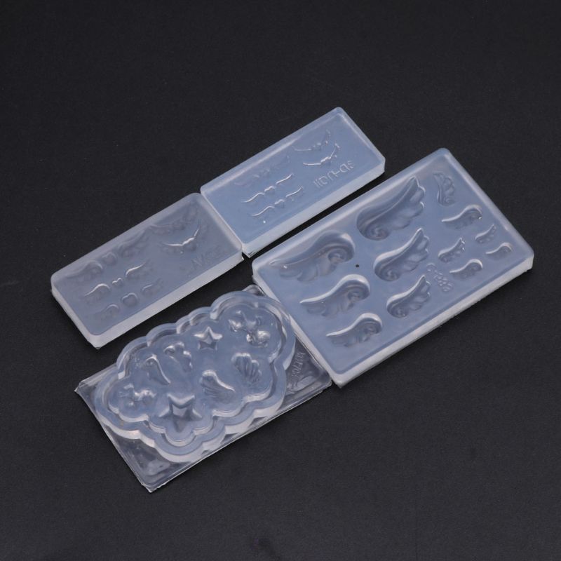 DIY ネイルアートデコレーション用品ネイルアートテンプレー - Resin Art Earrings Material のレビューと価格