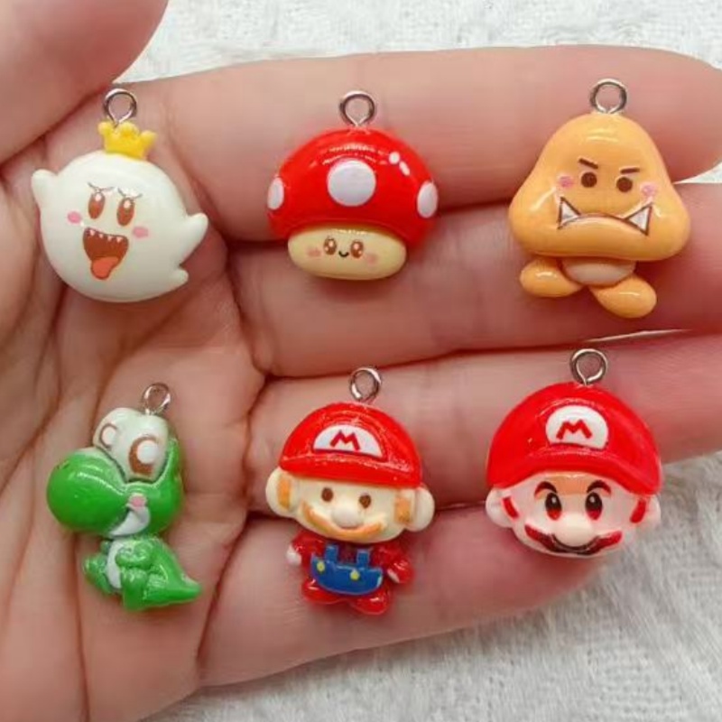 10個入り樹脂製漫画ペンダント、DIYジュエリー製作イヤリン - Resin Art Essentials のレビューと価格