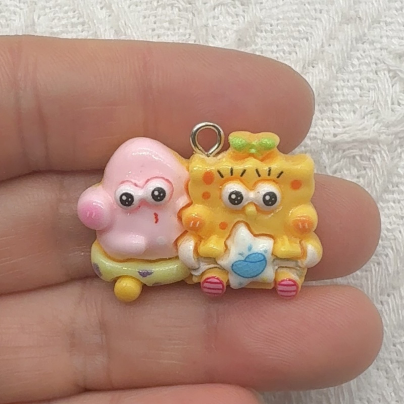 10個入り漫画風樹脂ペンダント、DIYジュエリー製作イヤリン - Resin Art Essentials のレビューと価格