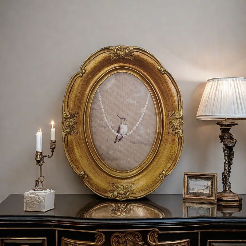 フランスのヴィンテージ風ウォールフォトフレームアート絵画装飾 - Resin Art Photo Frame のレビューと価格