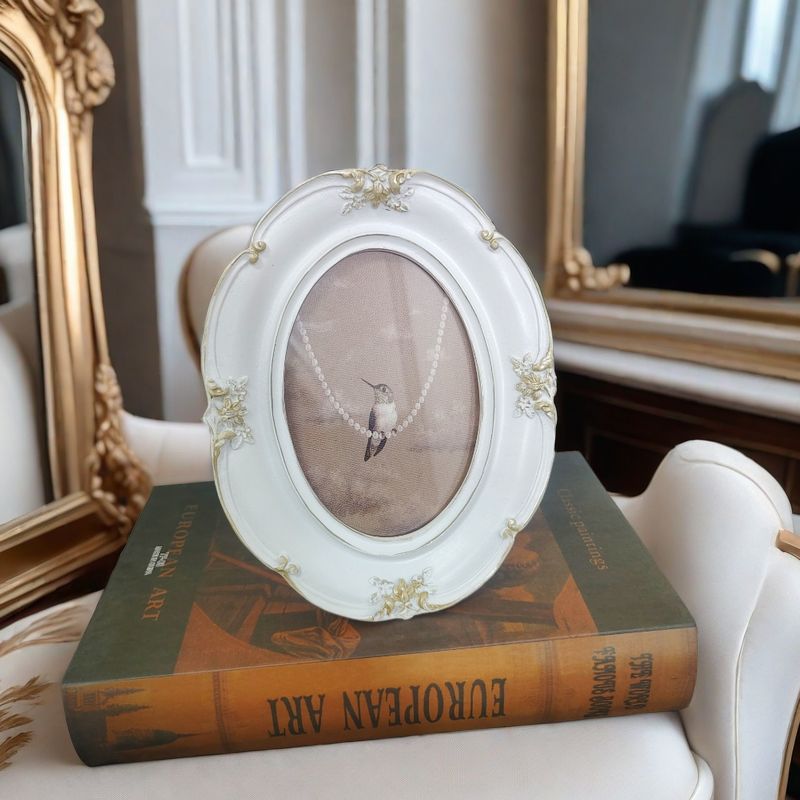 フランスのヴィンテージ風ウォールフォトフレームアート絵画装飾 - Resin Art Photo Frame のレビューと価格