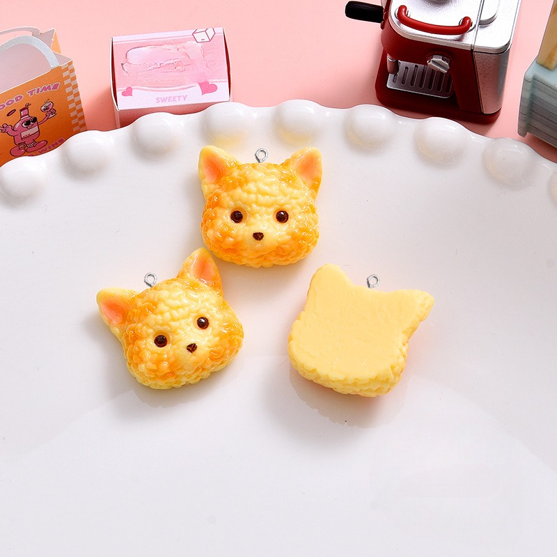 10 個漫画ビスケット犬樹脂材料かわいい DIY イヤリング - Resin Art Earrings Material のレビューと価格