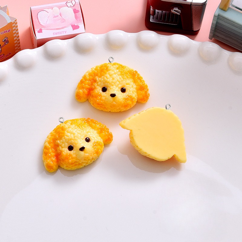 10 個漫画ビスケット犬樹脂材料かわいい DIY イヤリング - Resin Art Earrings Material のレビューと価格