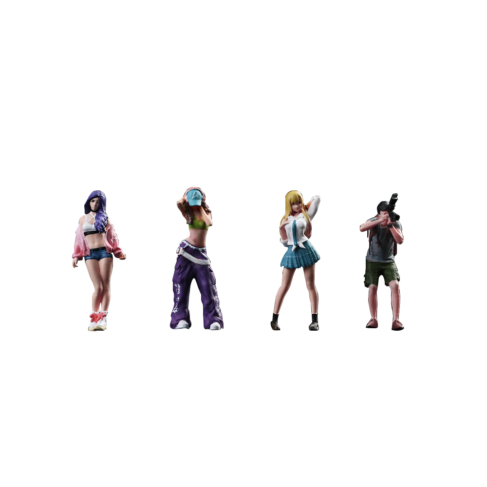 More Art 1:64 アクションフィギュアセット、スト - Resin Art Set のレビューと価格